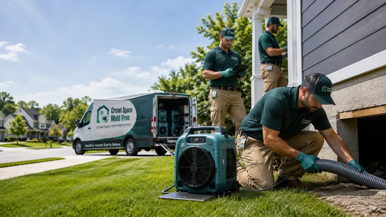 Crawl Space Mold Removal in Croswell, MI